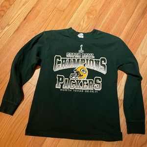 Green Bay Packers NFL Super Bowl 2011 l/s Tee - XS